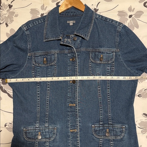 J. Jill Blue Jean Jacket - Picture 5 of 8